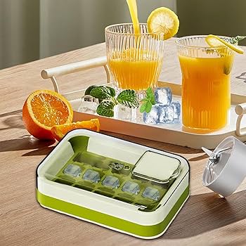 Ice Cube Maker with Cover Easy to Make 15 Ice Perfect for Home Partie…